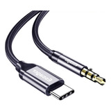 Cable Auxiliar Tipo C Jack Plug 3.5mm Macho Adaptador Essage