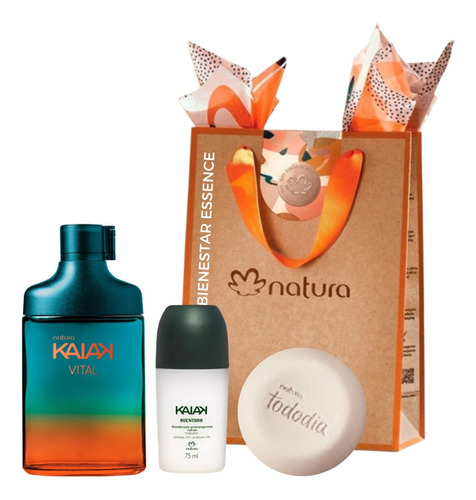 Kit Kaiak Vital Edt  100 Ml Masculino Natura 