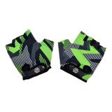 Guantes Cortos Bicicleta Mtb Gimnasio Gel V/g Solomototeam