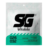 Encordoamento Sg Ukulele Baritono Nylon Branco 10984