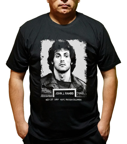 Polera Estampada Película Rambo 