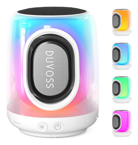 Duvoss Lindos Pequeños Parlantes Bluetooth Con Luces Rítmica