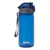 Botella De Agua Deportiva Mira Flijo Facil Azul