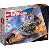 Lego Set De Construccion Super Heroes Meca Y Moto Del Vengador Fantasma 76245 264 Piezas En Caja