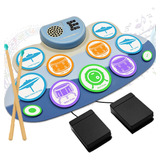 Electric Drum Set Electronic Drum Practice Pad With Speaker