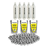 Esferas De Aço Bbs 6mm 300un + 5 Co2 12g Rossi Profissional