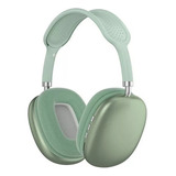 Audífonos Inalámbricos Con Bluetooth Y Cascos De Micrófono Color Verde