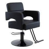 Begônia Silla Barbero Altura Ajustable Color Negro Forma De La Base Redonda