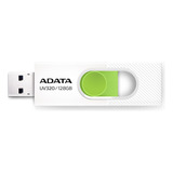 Memoria Usb Adata Uv320 128gb 3.2 Gen 1 Blanco Y Verde