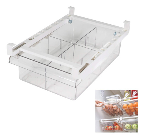 Yekoumax Organizador De Cajones Para Refrigerador, Cubos Or.