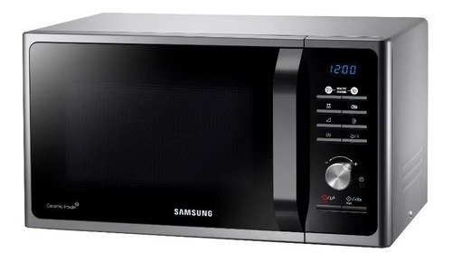 Microondas 28lts Samsung Mg28f3k3tas Silver 900 W Grill 