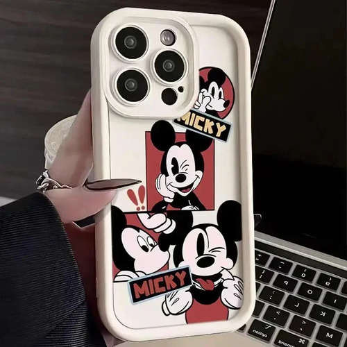 Funda De Teléfono Disney Mickey Para iPhone 15, 14, 13, 11,