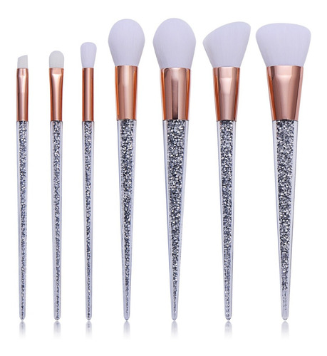 Set De Brochas Maquillaje X 7 Diamond