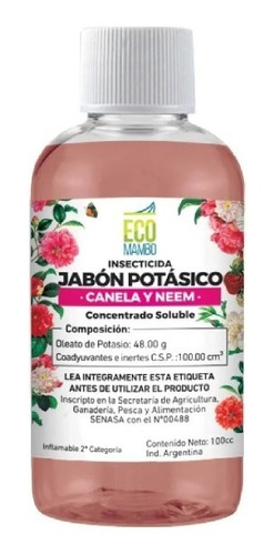 Jabon Potasico Ecomambo Neem 100cc