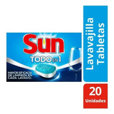 Detergente En Pastillas Jabón Lavavajillas Lavaplato Sun X40