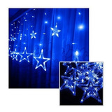 Extensión Luces Led Estrella X6 M Luz Navidad Azul 2098