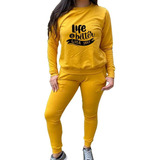 Conjunto Deportivo Sudadera Jogger Y Camibuzo Mujer Dama