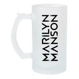 Tarro Cervecero 16oz Marilyn Manson Heavy Metal