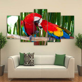 Quadros Decorativos Araras Aves Vermelha