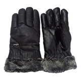 1 Par Guantes Negros Termicos Para Dama Repelentes A Nieve