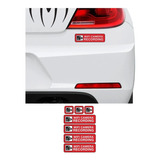 Dash Cam Kit De Stickers Para Autos Advertencia Disuasión 4