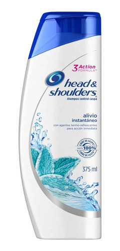 2 Pzs Head & Shoulders Shampoo Alivio Instantaneo 375ml