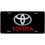 Placas Auto Metalicas Personalizadas Toyota