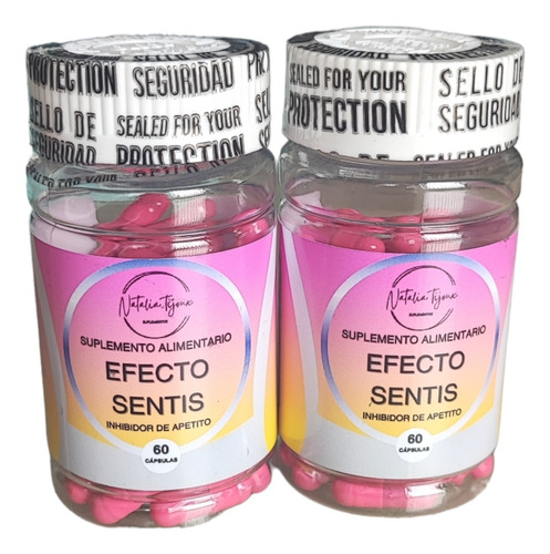 2 Efecto Sentis 100% Natural Inhibe El Apetito Potente