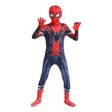 Disfraz Enterito Niño Spiderman  Halloween Cosplay Fiesta 