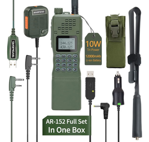 Ar-152 10w Potente Radio Ham Radio Grado Militar