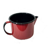 Caneca Esmaltada C/bico 1 Litro - Vermelha