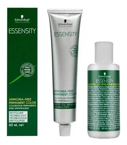 Tintura Sin Amoniaco Essensity Schwarzkopf + Oxidante 60ml 