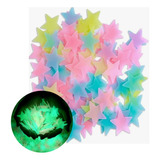 Estrellas Luminosas 3d Dormitorio Niños 2 Paquetes X100und