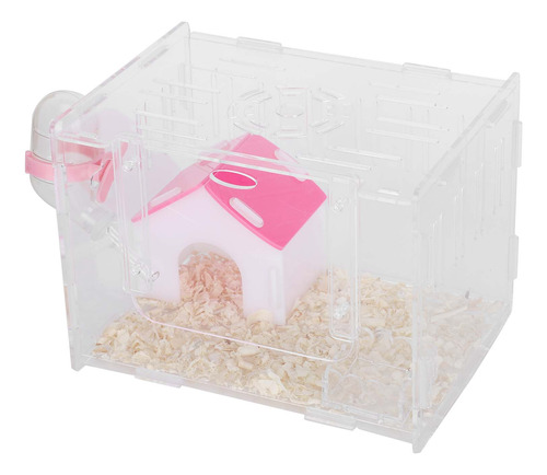 Jaula Acrílica Para Mascotas Hamster Transparent House De Un