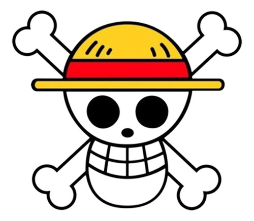 Sticker One Piece Para Carro Logo Nuevo Vinil