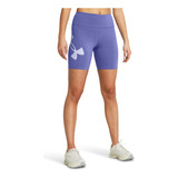 Shorts Ua Campus De 7  Para Mujer Morado Under Armour