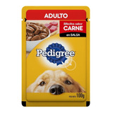 18 Sachet Pedigree Adulto Carne- Snack Para Perro