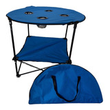 Mesa Plegable De Playa Camping Y Exterior Con Funda Portátil