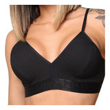 Top Milano Jacquard Confort Preto Moving