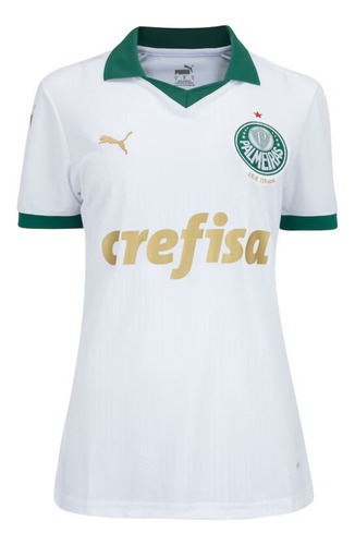 Camisa Palmeiras Feminina 2024 Away Branca