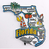 Mapa Y Puntos De Referencia Del Estado De Florida Collage Fr