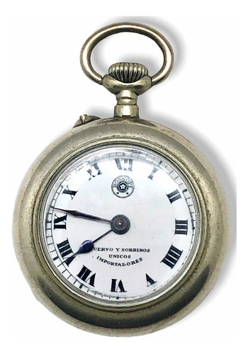 Wow Reloj Antiguo Cuervo Y Sobrinos Roskopf Principios 1900s