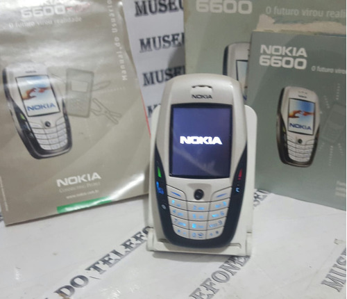 Celular Nokia 6600 Original Brasil Na Caixa Antigo De Chip 