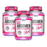 3x Pro Abdomen Hers Termogênico 60 Capsulas - Profit Labs