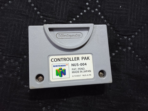 Controller Pak O Memory Card Original Nintendo 64 - N64.