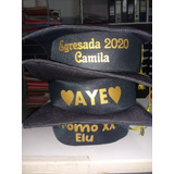 Gorros De Egresados, Birretes, Sombreros Con Nombre Y Borla