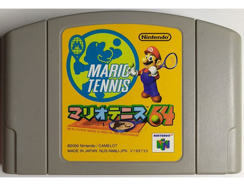 Mario Tennis Original Japones Nintendo 64