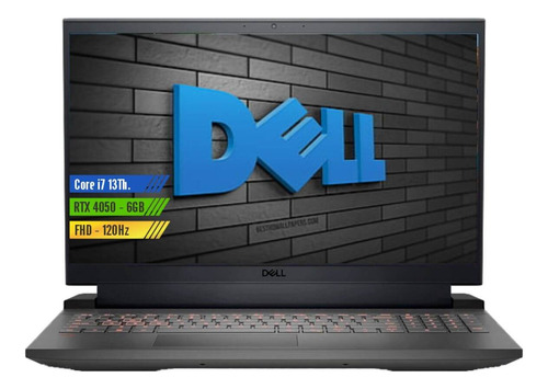 Portatil Gamer Dell G15 Core I7 13th 32gb 1tb Rtx 4050 Fhd