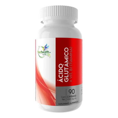 Ácido Glutámico + Vitámina B1 Tiamina 90 Caps Best Health Sabor Sin sabor | MercadoLibre