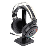 Headset Gamer Redragon Lamia 2 Rgb Preto Com Suporte